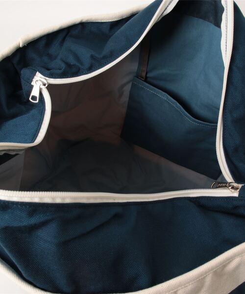 KELTY(ケルティ)の「【KELTY/ケルティ】キャンバストートバッグ/LARGE CANVAS TOTE(トートバッグ・メンズ・ネイビー/タン・FREE)」の4枚目の写真