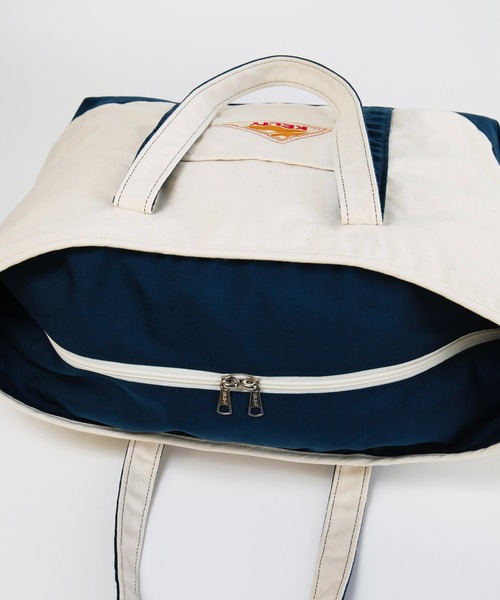 KELTY(ケルティ)の「【KELTY/ケルティ】キャンバストートバッグ/LARGE CANVAS TOTE(トートバッグ・メンズ・ネイビー/タン・FREE)」の10枚目の写真