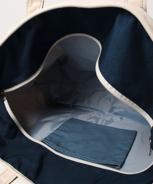 KELTY(ケルティ)の「【KELTY/ケルティ】キャンバストートバッグ/LARGE CANVAS TOTE(トートバッグ・メンズ・ネイビー/タン・FREE)」の8枚目の写真