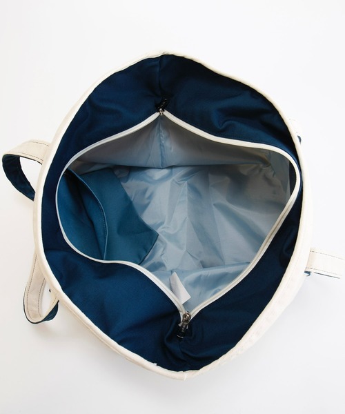 KELTY(ケルティ)の「【KELTY/ケルティ】キャンバストートバッグ/LARGE CANVAS TOTE(トートバッグ・メンズ・ネイビー/タン・FREE)」の6枚目の写真