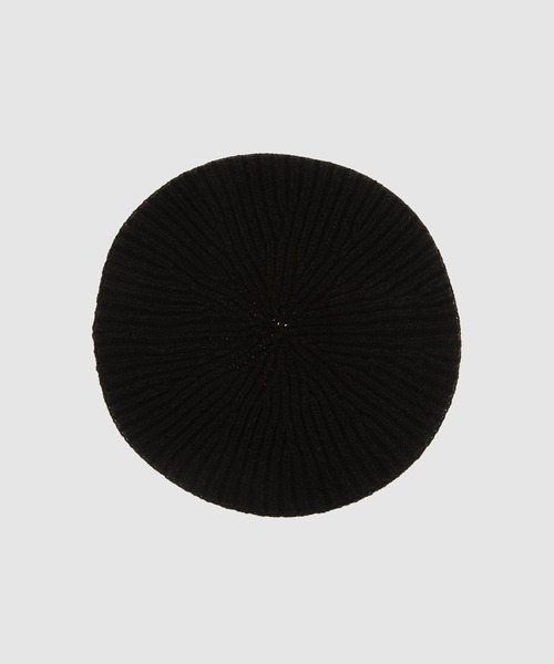 GANNI（ガニー）の「Structured Rib Beret（ハンチング/ベレー帽