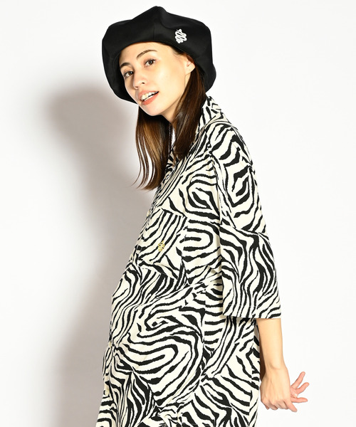 ALDIES（アールディーズ）の「Fake Beret / フェイクベレー（ハンチング/ベレー帽・メンズ・ブラック・FREE）」の5枚目の写真