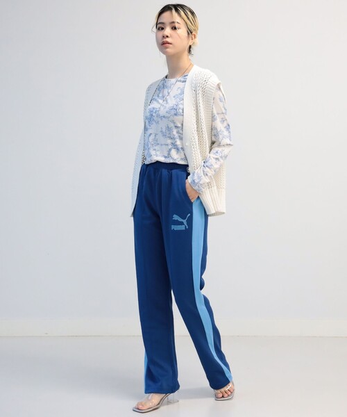 PUMA(プーマ)の「PUMA × Ray BEAMS / 別注 T7 トラック ジャージ パンツ(その他パンツ・レディース・ブルー系その他3/レッド・SMALL/MEDIUM)」の19枚目の写真
