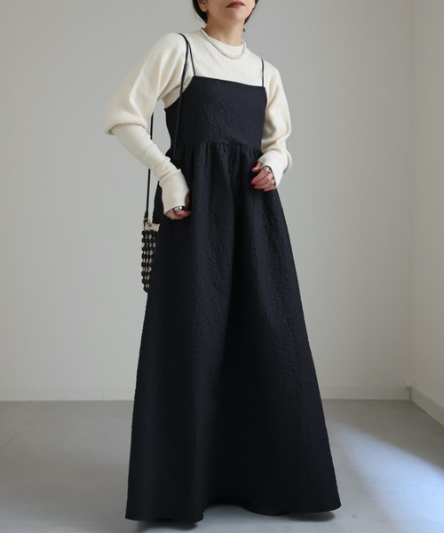 FRAY I.D ベアキャミワンピース&カーデアンサンブル ベアキャミ&カーデ