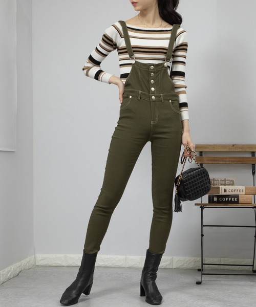 LYBRO サロペット 46 オレンジ 3680 山田辰(AUTO-BI) サロペット