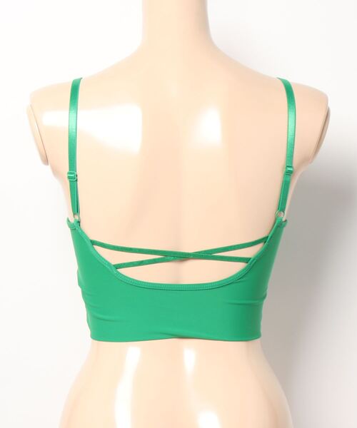 QFORON（キュフォロン）の「バックレース編み上げブラトップ（キャミソール・レディース・モカ/ホワイト/グリーン/ブラック/ブルー/クリーム・M）」の20枚目の写真