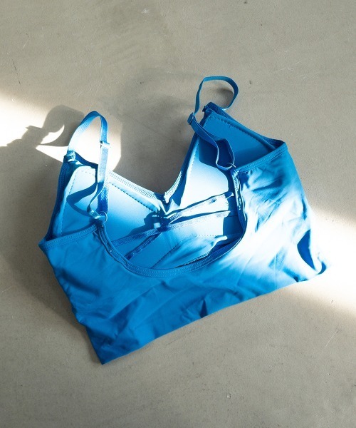 QFORON（キュフォロン）の「バックレース編み上げブラトップ（キャミソール・レディース・モカ/ホワイト/グリーン/ブラック/ブルー/クリーム・M）」の11枚目の写真