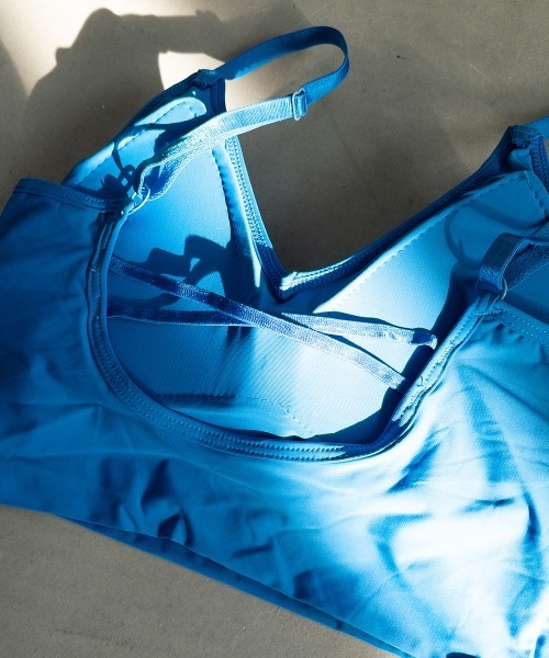 QFORON（キュフォロン）の「バックレース編み上げブラトップ（キャミソール・レディース・モカ/ホワイト/グリーン/ブラック/ブルー/クリーム・M）」の12枚目の写真