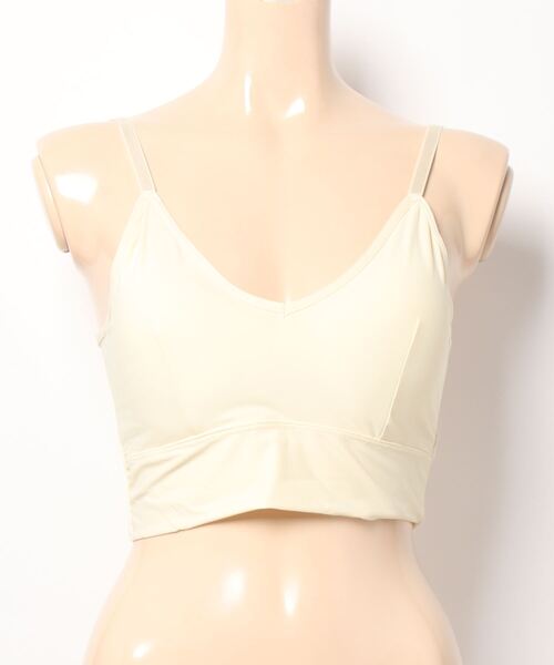 QFORON（キュフォロン）の「バックレース編み上げブラトップ（キャミソール・レディース・モカ/ホワイト/グリーン/ブラック/ブルー/クリーム・M）」の22枚目の写真