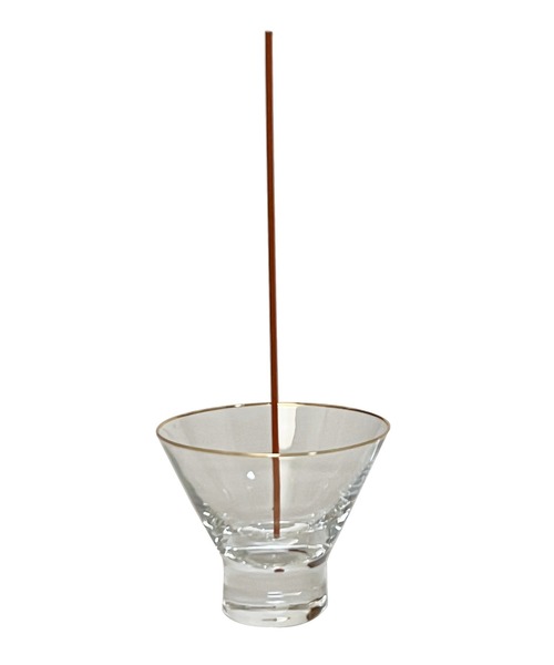 BIRTHDAY BAR（バースデイバー）の「Hazel Alle a te Cylinder お香立て インセンスホルダー（ルームフレグランス/お香・レディース・クリア/クリアブラック・フリー）」の6枚目の写真