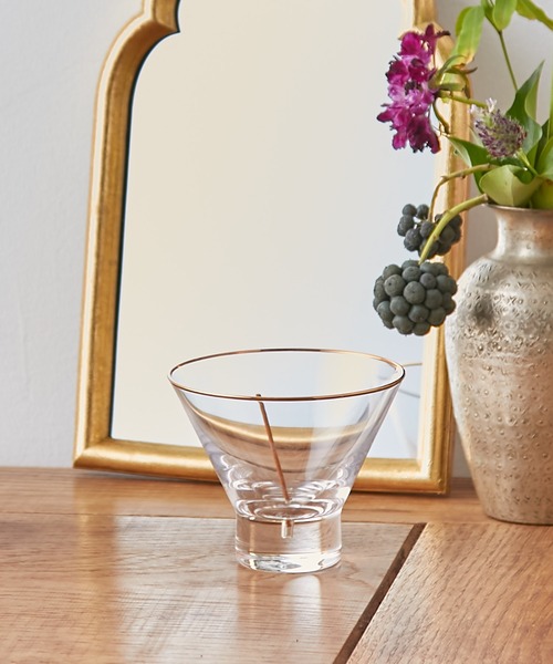 BIRTHDAY BAR（バースデイバー）の「Hazel Alle a te Cylinder お香立て インセンスホルダー（ルームフレグランス/お香・レディース・クリア/クリアブラック・フリー）」の9枚目の写真