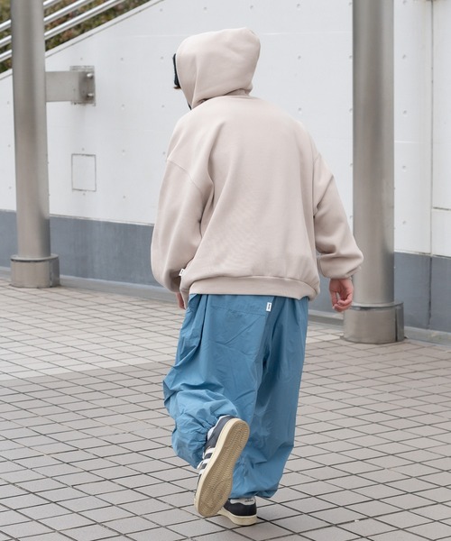 タックパンツ パンツ メンズ ボトムス ロング 無地 送料無料