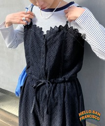 HELLO.SANFRANCISCO | 【HELLO.SANFRANCISCO/ハローサンフランシスコ】オーバーレースビスチェ(キャミソール)