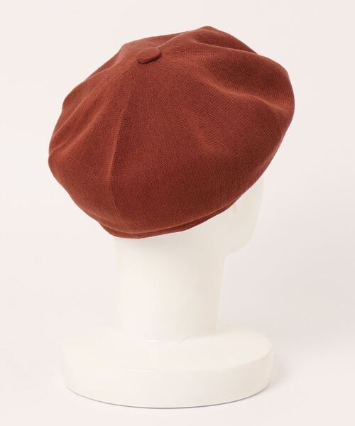 KANGOL(カンゴール)の「KANGOL BAMBOO JAX BERET(ハンチング/ベレー帽・メンズ・ブラウン/ブラック・X-LARGE/MEDIUM/LARGE)」の3枚目の写真