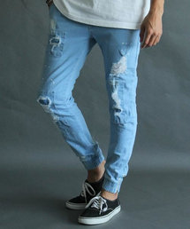 DANKE SCHON | DankeSchon/ダンケシェーン/DamegeDenim JoggerPants(デニムパンツ)