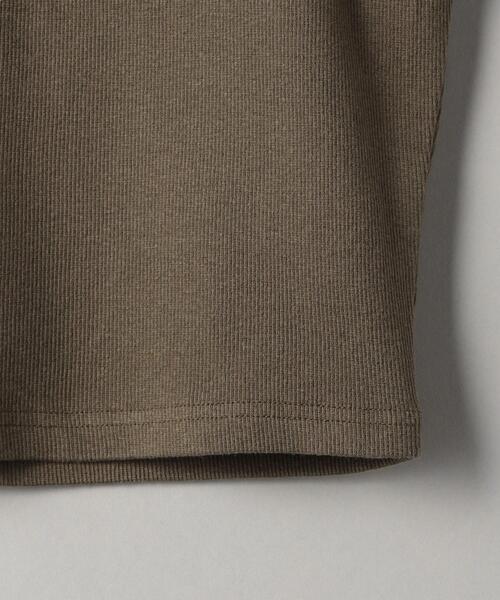 COOME（コーメ）の「＜COOME＞BABY ショートスリーブ Tシャツ（Tシャツ/カットソー・レディース・オリーブ/オフホワイト・M）」の15枚目の写真