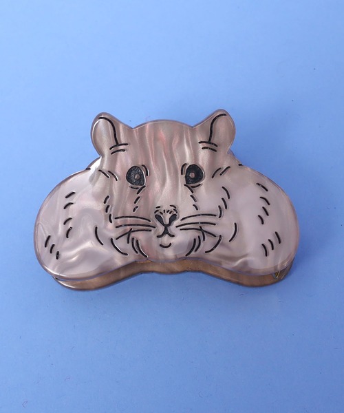 didizizi(ディディジジ)の「食べすぎハム ヘアクリップ(バレッタ/ヘアクリップ・レディース・ベージュ・FREE)」の1枚目の写真