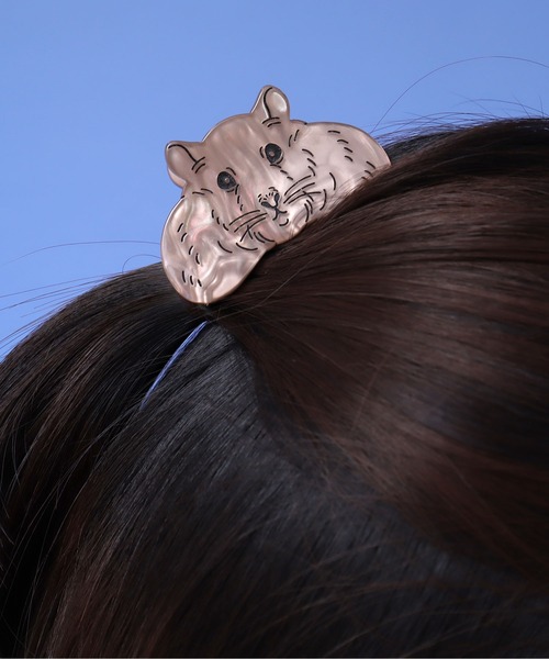 didizizi(ディディジジ)の「食べすぎハム ヘアクリップ(バレッタ/ヘアクリップ・レディース・ベージュ・FREE)」の5枚目の写真