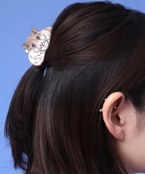 didizizi(ディディジジ)の「食べすぎハム ヘアクリップ(バレッタ/ヘアクリップ・レディース・ベージュ・FREE)」の3枚目の写真