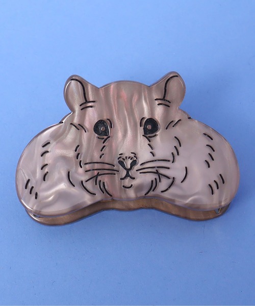 didizizi(ディディジジ)の「食べすぎハム ヘアクリップ(バレッタ/ヘアクリップ・レディース・ベージュ・FREE)」の4枚目の写真