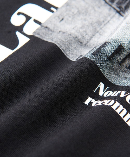 un dix cors（アンディコール）の「フォトプリントロンT（Tシャツ/カットソー・レディース・アイボリー/ブラック・FREE）」の7枚目の写真