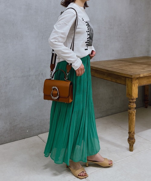 un dix cors（アンディコール）の「フォトプリントロンT（Tシャツ/カットソー・レディース・アイボリー/ブラック・FREE）」の5枚目の写真