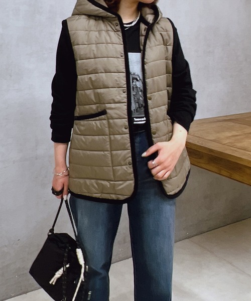 un dix cors（アンディコール）の「フォトプリントロンT（Tシャツ/カットソー・レディース・アイボリー/ブラック・FREE）」の15枚目の写真