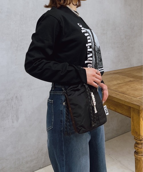 un dix cors（アンディコール）の「フォトプリントロンT（Tシャツ/カットソー・レディース・アイボリー/ブラック・FREE）」の14枚目の写真