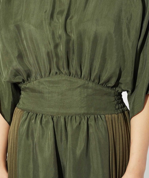 Dot＆Stripes CHILD WOMAN（ドットアンドストライプス　チャイルドウーマン）の「【NET別注】キュプラフィブリルツイル オールインワン（つなぎ/オールインワン・レディース・カーキ・FREE）」の22枚目の写真