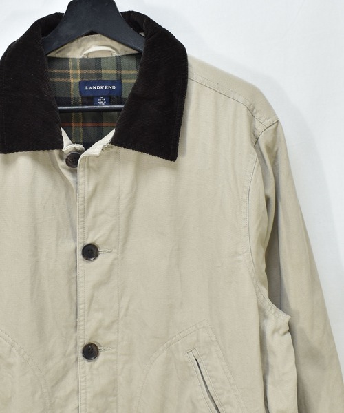 Lands' End（ランズエンド）の「【ヴィンテージ古着】LANDS’ END/ランズエンド ハンティングジャケット（ブルゾン・メンズ・ベージュ・MEDIUM）」の2枚目の写真