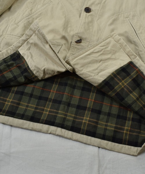Lands' End（ランズエンド）の「【ヴィンテージ古着】LANDS’ END/ランズエンド ハンティングジャケット（ブルゾン・メンズ・ベージュ・MEDIUM）」の5枚目の写真
