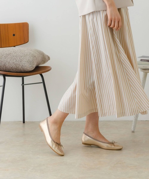 RODE SKO(ロデスコ)の「『MADE IN JAPAN』スクエアトゥバレエシューズ(バレエシューズ・レディース・ゴールド/ブラック/シルバー・37/38/36)」の20枚目の写真