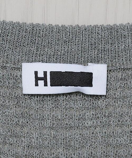 H　BEAUTY&YOUTH UNITED ARROWS（エイチビューティーアンドユースユナイテッドアローズ）の「＜H＞TC RIB LONG CARDIGAN/カーディガン（カーディガン/ボレロ・レディース・ブラック/グレー/ライム・FREE）」の16枚目の写真