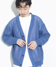 GLOSTER | 【GLOSTER/グロスター】透かし編みニットカーディガン クロシェ編み カーディガン(カーディガン/ボレロ)