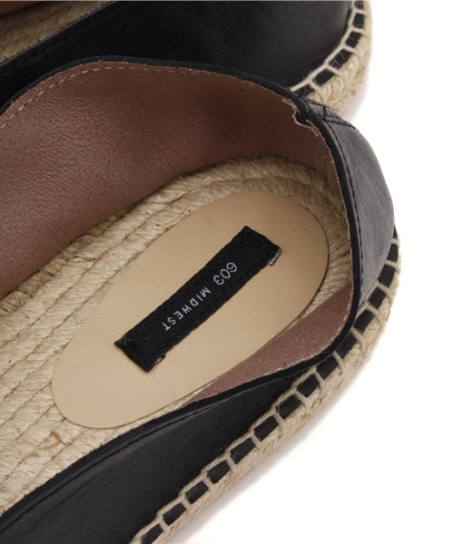 603（ロクマルサン）の「603 エスパドリーユシューズ（その他シューズ・レディース・ホワイト/ブラック・37/36/38/39）」の6枚目の写真