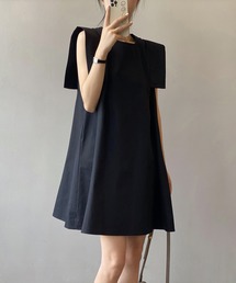 Jewelobe | ショルダータブAラインミニワンピース(ワンピース)