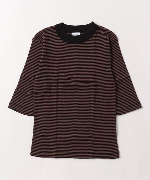 MILLER(ミラー)の「Miller/ミラー PRIB 5S TEE 5分袖ティー(Tシャツ/カットソー・レディース・ブラウン/イエロー/ブルー・F)」の2枚目の写真