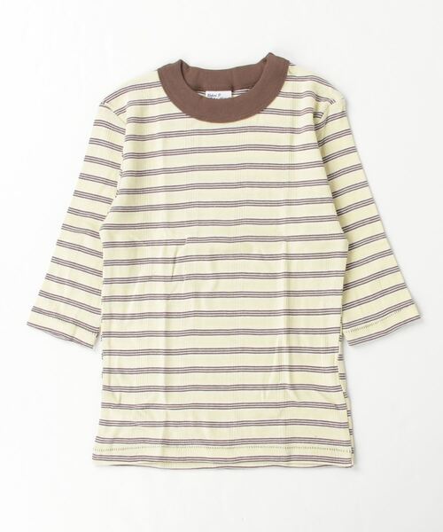 MILLER(ミラー)の「Miller/ミラー PRIB 5S TEE 5分袖ティー(Tシャツ/カットソー・レディース・ブラウン/イエロー/ブルー・F)」の1枚目の写真
