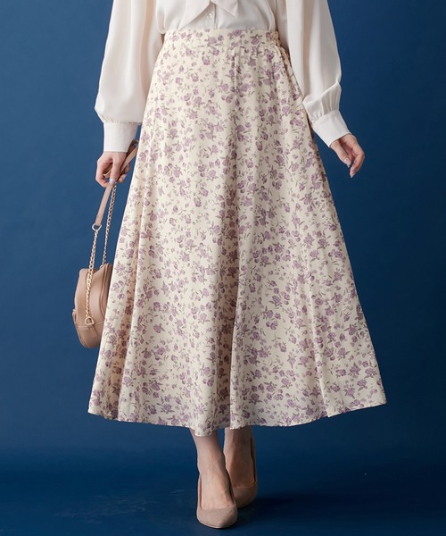 alotta（アロッタ）の「無地＆柄アソートフレアースカート（スカート・レディース・ドット/ブルー/ブラック系その他/オレンジ系その他/ネイビー/ピンク/ホワイト系その他/パープル系その他・LARGE/MEDIUM/X-LARGE/XX-LARGE）」の5枚目の写真