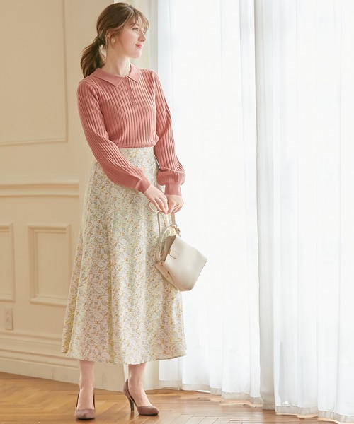 alotta（アロッタ）の「無地＆柄アソートフレアースカート（スカート・レディース・ドット/ブルー/ブラック系その他/オレンジ系その他/ネイビー/ピンク/ホワイト系その他/パープル系その他・LARGE/MEDIUM/X-LARGE/XX-LARGE）」の16枚目の写真