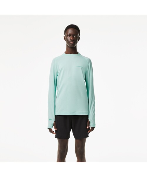 【セール】テック鹿の子地ワンポイントロングスリーブTシャツ(Tシャツ/カットソー)|LACOSTE(ラコステ)