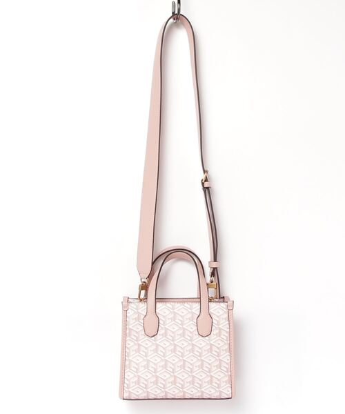 Guess（ゲス）の「SILVANA 2 Cmprtmnt Mini Tote（トートバッグ・レディース・スカイブルー/ライトピンク・ONE SIZE）」の3枚目の写真