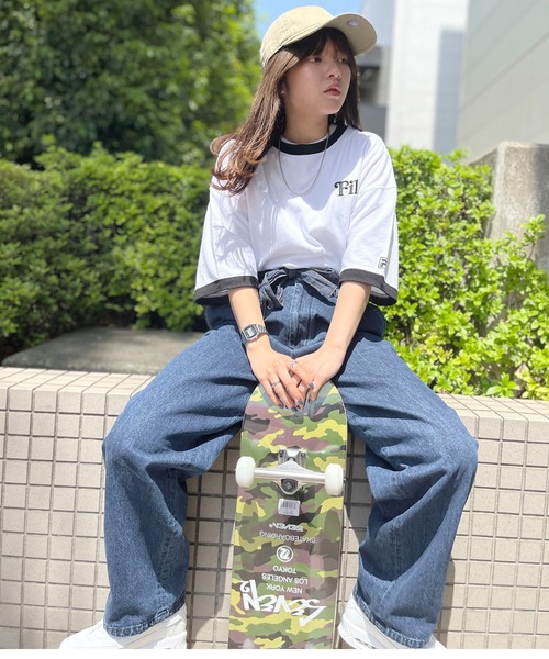 FILA(フィラ)の「FILA フィラ ブランド ロゴ サークルロゴ 筆記体ロゴ 刺繍 バックプリント リンガー 半袖 Tシャツ(Tシャツ/カットソー・メンズ・ダークブルー/ブラック/ホワイト/ネイビー/グリーン系その他2/グリーン系その他/スミクロ/ホワイト系その他2/ブルー系その他・L/M/LL)」の22枚目の写真