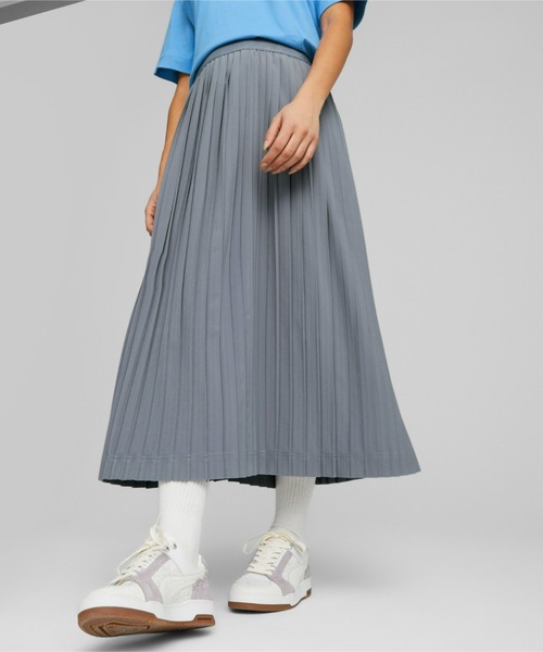 PUMA(プーマ)の「PUMA プーマ ウィメンズ YONA SUNPO プリーツ スカート(スカート・レディース・ライトグレー/ブラック/グレー/グリーン・SMALL/X-SMALL/MEDIUM/LARGE)」の3枚目の写真