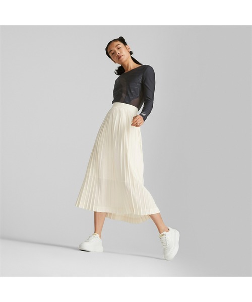PUMA(プーマ)の「PUMA プーマ ウィメンズ YONA SUNPO プリーツ スカート(スカート・レディース・ライトグレー/ブラック/グレー/グリーン・SMALL/X-SMALL/MEDIUM/LARGE)」の10枚目の写真