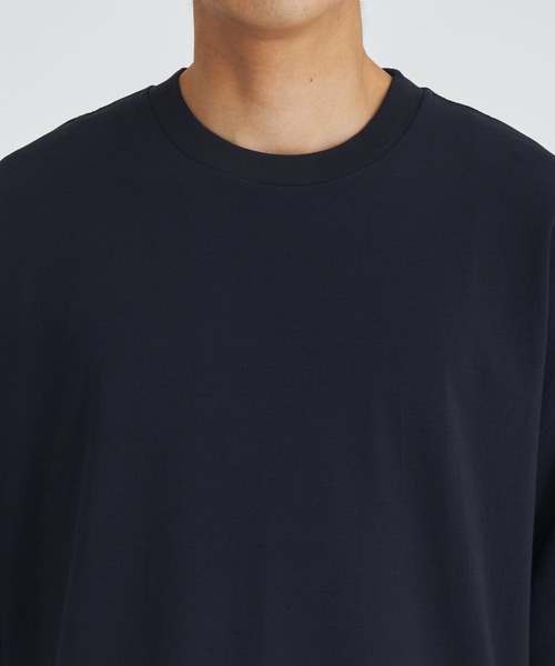 ATON(エイトン)の「【ATON / エイトン】FRESCA PLATE OVERSIZED T-SHIRT(Tシャツ/カットソー・メンズ・ネイビー/グレー・4/6)」の16枚目の写真