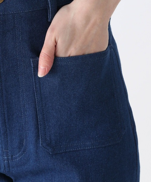 Heather（ヘザー）の「フロントポケットデニム　704503（デニムパンツ・レディース・ブラック/ブルー・SMALL/MEDIUM）」の11枚目の写真