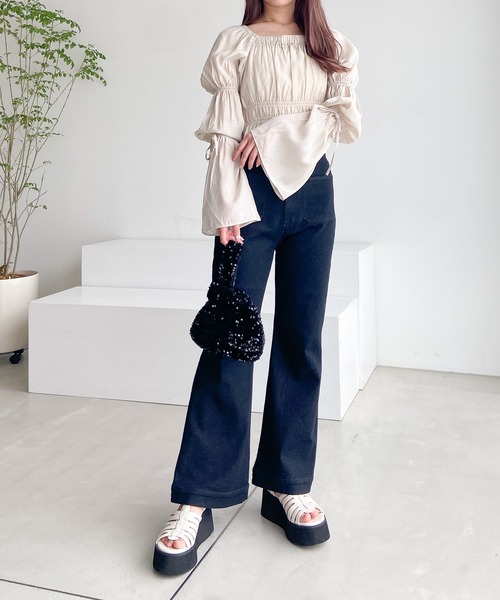 Heather（ヘザー）の「フロントポケットデニム 704503（デニムパンツ