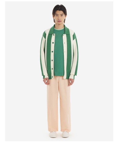 Maison Kitsune（メゾンキツネ）の「POOLSIDE STRIPES POLO（ニット/セーター・メンズ・グリーン系その他・S/M/L）」の6枚目の写真