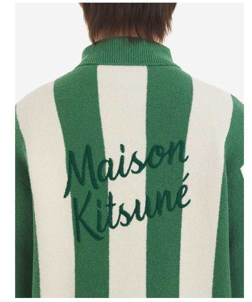 Maison Kitsune（メゾンキツネ）の「POOLSIDE STRIPES POLO（ニット/セーター・メンズ・グリーン系その他・S/M/L）」の4枚目の写真